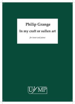 In my craft or sullen art 