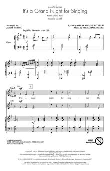 It's A Grand Night For Singing Download