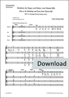 Just as the rain and snow fall from the sky Download