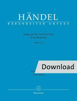 Song for St Cecilia ́s Day HWV 76 Download