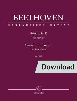 Sonata in E op. 109 Download