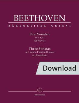 3 Sonatas in C, F, D op. 10 Download