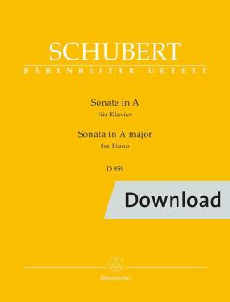 Sonata for Piano in A major D 959 Download