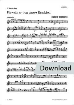 Truly, he bore our illness BuxWV 31 Download