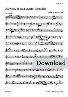 Truly, he bore our illness BuxWV 31 Download