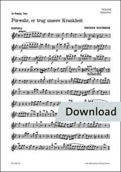 Truly, he bore our illness BuxWV 31 Download