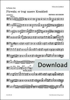 Truly, he bore our illness BuxWV 31 Download