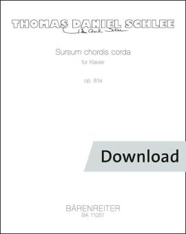 Sursum chordis corda for piano op. 81a Download