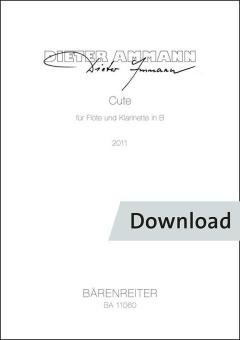 Cute for flute and clarinet in Bb (2011) Download