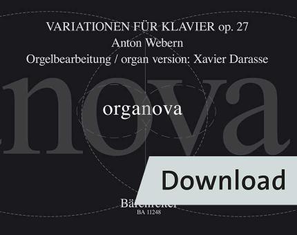 Organova 12: Variations for Piano op. 27 Download