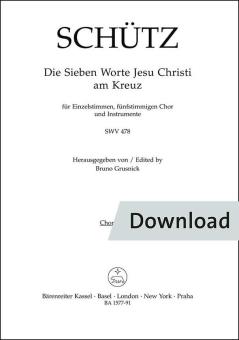 Die sieben Worte Jesu Christi am Kreuz SWV 478 Download