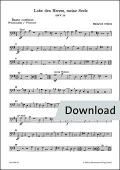 Concert 'Lobe den Herrn, meine Seele' SWV 39 Download