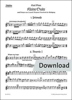 First suite based on dances from Leopold Mozart's music book for Wolfgang Download