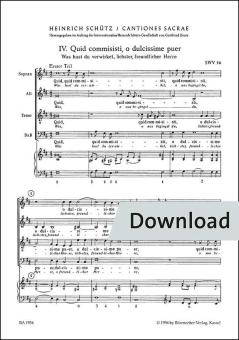 Passion Motets SWV 56-60 Download