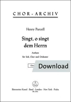 Sing, O sing to the Lord Download