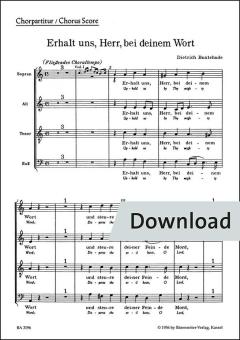 Preserve us Lord, by your word BuxWV 10 Download