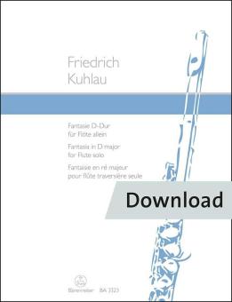 Fantasia for flute solo Download