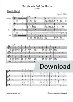 Now praise, my soul, to the gentlemen SWV 41 Download