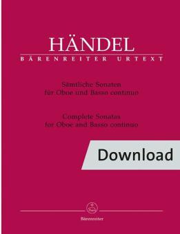 Complete Sonatas for Oboe and Basso Continuo Download