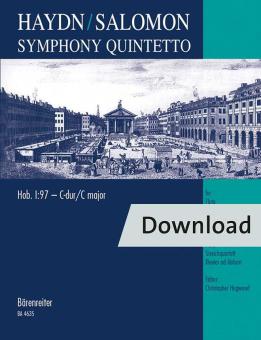 Quintet Symphony in C major Hob. I:97 