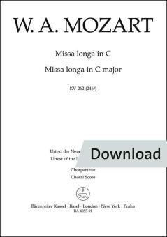 Missa longa in C major KV 262 (246a) Download