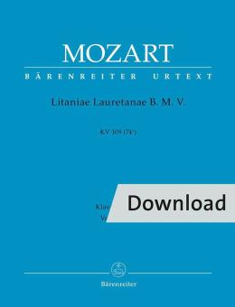 Litaniae Lauretanae in B flat major KV 109 (74e) Download
