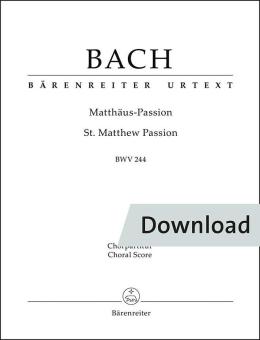 St. Matthew Passion BWV 244 Download