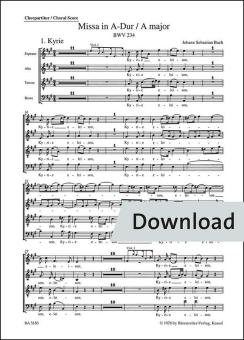 Missa in A major Download