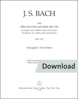 Everything with God and Nothing Without Him BWV 1127 Download