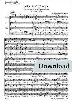 Missa in C major KV 220 (196b) Download
