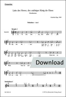 Lobe den Herren, den mächtigen König der Ehren Download