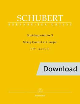 String Quartet in G major op. post. 161 D 887 Download