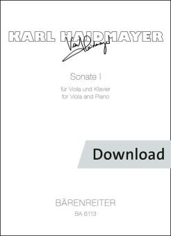 Sonata No. 1 for viola and piano 