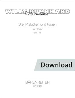 3 Preludes and Fugues op. 16 
