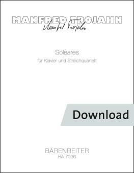Soleares for piano and string quartet 