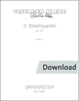 String Quartet No. 3 op. 87 (1981) 