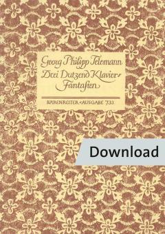 3 dozen piano fantasies TWV 33:1-36 Download