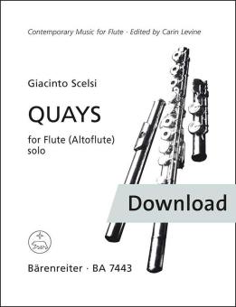 Quays for flute (alto fetus) solo (1953) Download