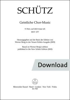 Herr, auf dich traue ich SWV 377 Download