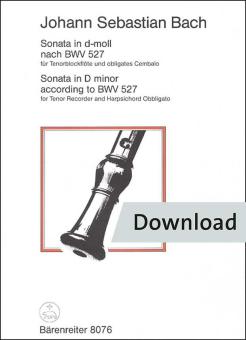 Sonata in D minor after BWV 527 Download
