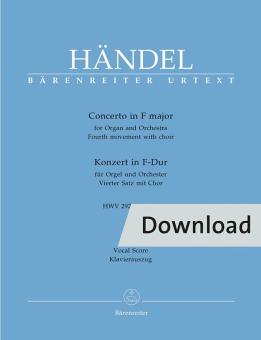 Concerto in F major op. 4/4 HWV 292 Download