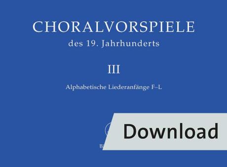 Chorale Preludes of the 19th Century 3 Download