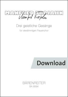 Three Sacred Songs for Four-Part Women's Choir Download