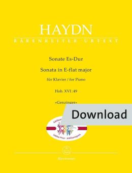 Sonata in E flat major Hob. XVI:49 "Genzinger" Download