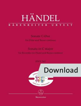Sonata in C major HWV 365 Download