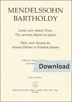Lord, now you let your servant go in peace op. 69 Download