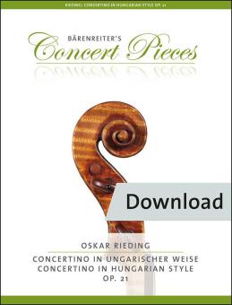 Concertino in Hungarian style in A minor op. 21 Download