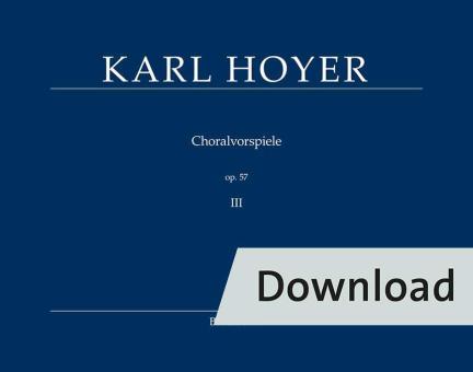 Chorale Preludes, Volume III op. 57 Download