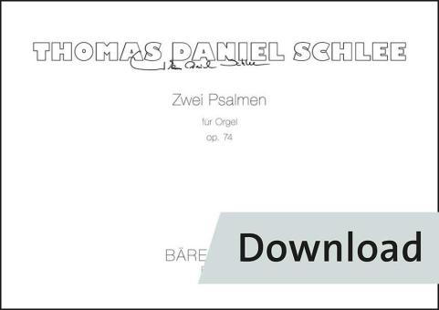 Two Psalms for Organ op. 74 Download