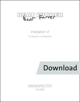 invocation VI for soprano and bass flute Download